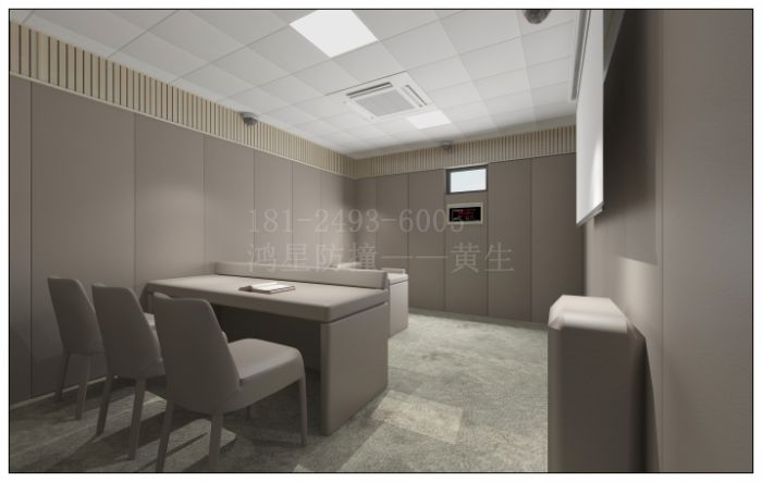 置室、羈押室、談話室防撞系統(tǒng)的人性化升級方案